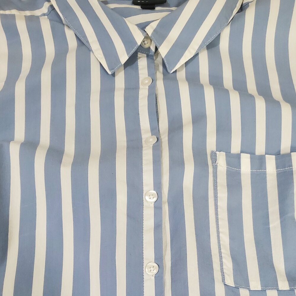 Torrid Madison Poplin Button-Up Long Sleeve Shirt 3X - Picture 6 of 10